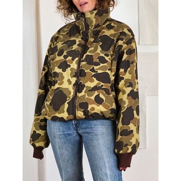 Vintage Remington Reversible Army Bomber Jacket Gore-Tex Thermolite Sz XL - Picture 1 of 7